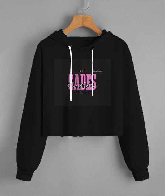 Lady'S Cropped Hoodie
